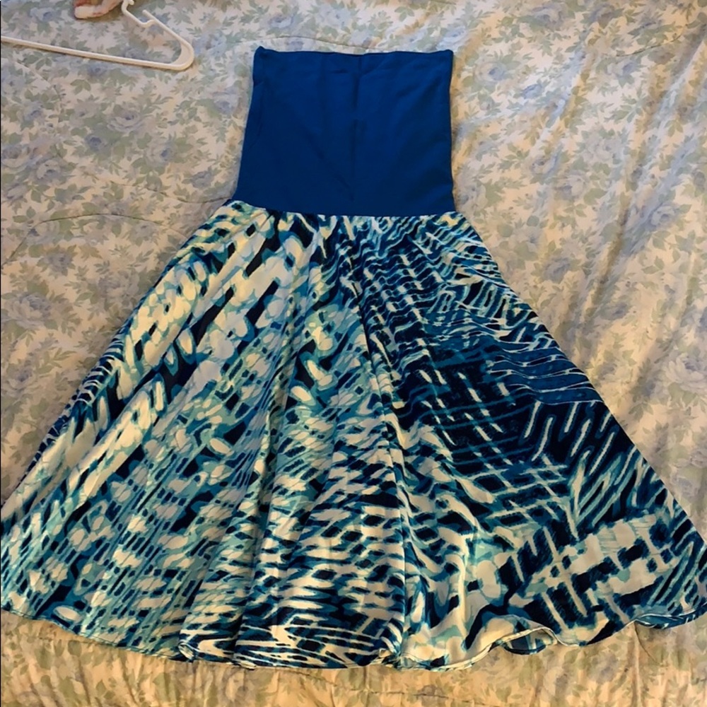 strapless dress